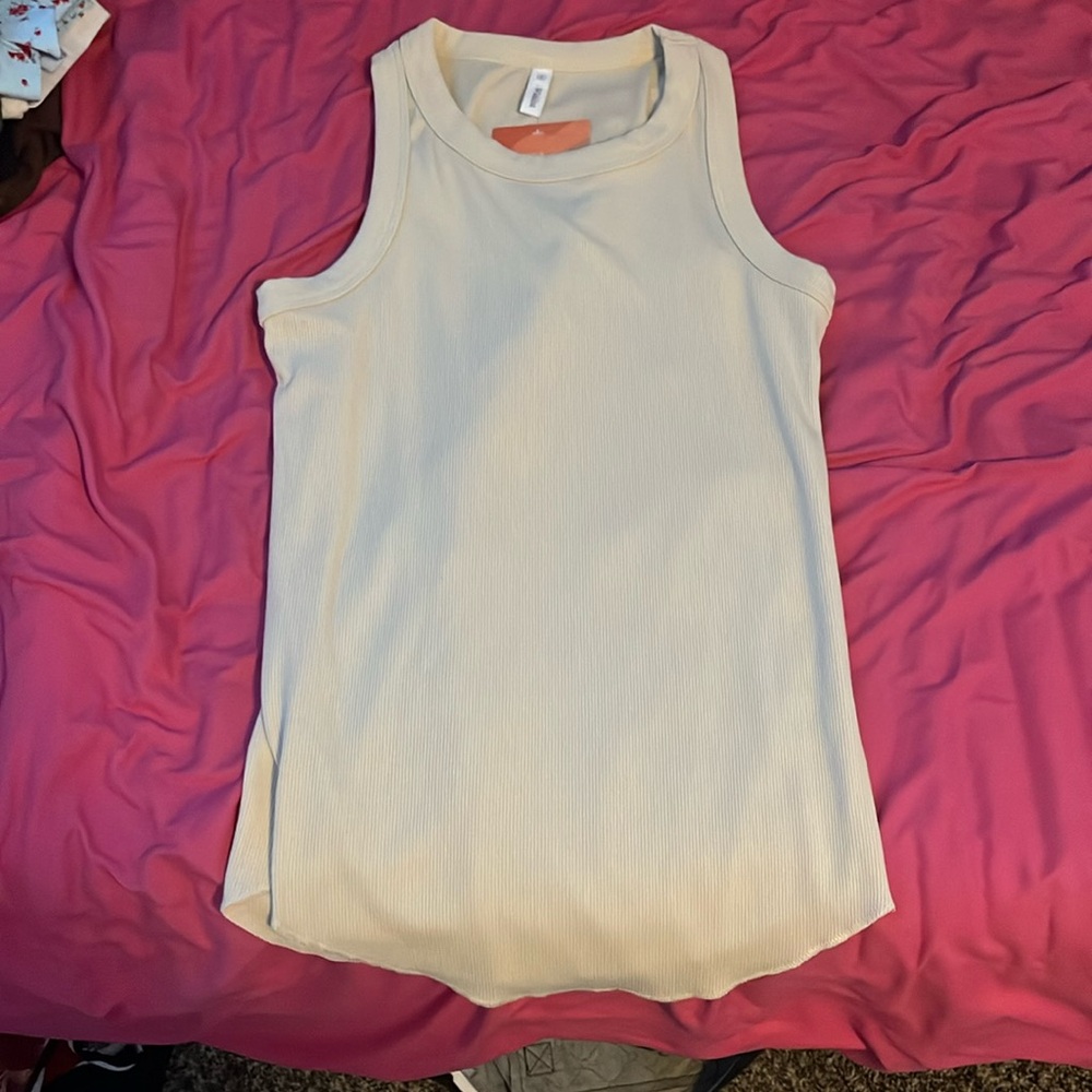 Cream Tank Top